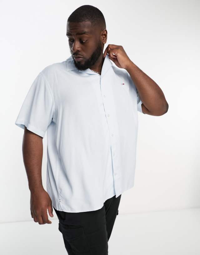 Tommy Jeans - big & tall shirt in light blue