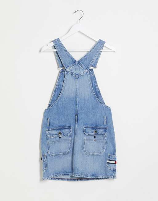 Tommy Jeans Blaues Tragerkleid Asos