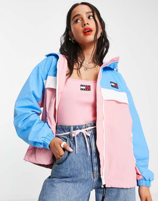 Tommy Jeans – Blockfärgad vindjacka