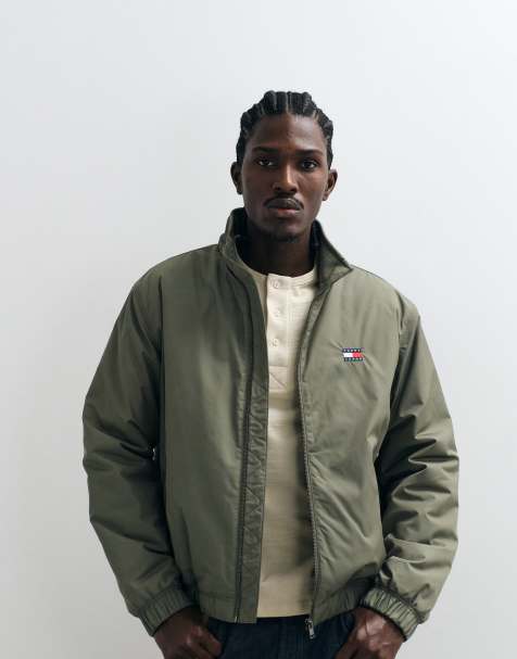 Tommy Jeans bobby padded jacket in khaki - view 1