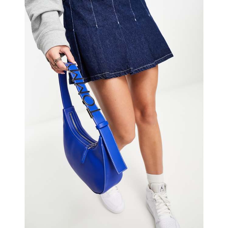 Tommy Jeans bold shoulder bag in ultra blue