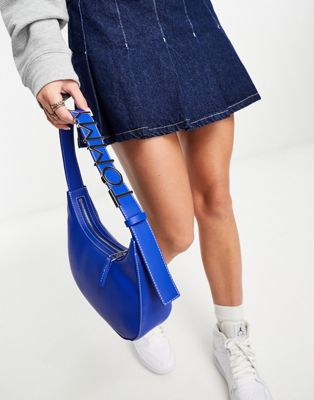 Tommy Jeans bold shoulder bag in ultra blue
