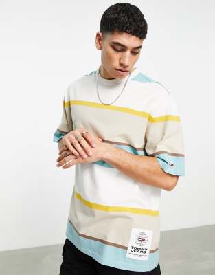 tommy jeans bold stripe shirt