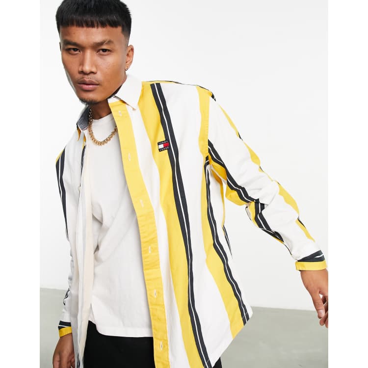 Tommy jeans bold stripe on sale shirt