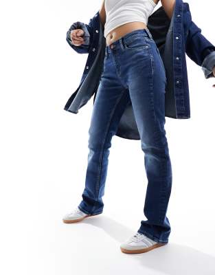 Tommy Jeans - Bootcut-Jeans in Blau mit mittelhohem Bund