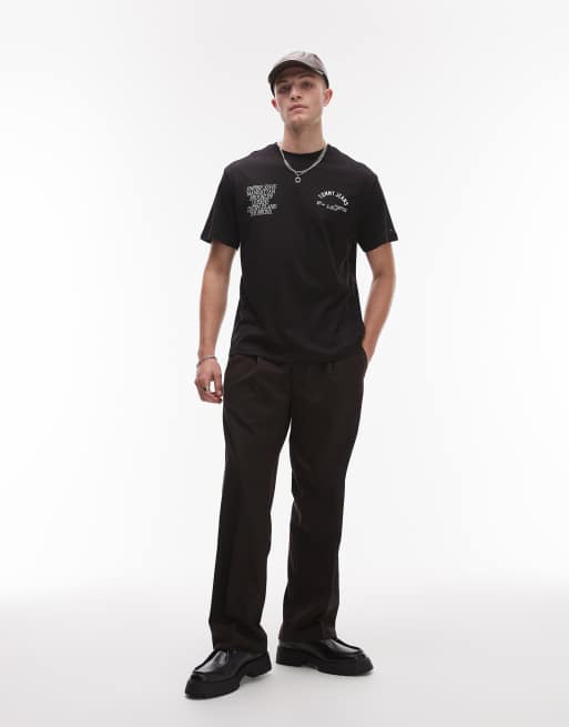 Tommy Jeans – Boroughs – Czarny T-shirt z napisem na plecach, 4 z 5