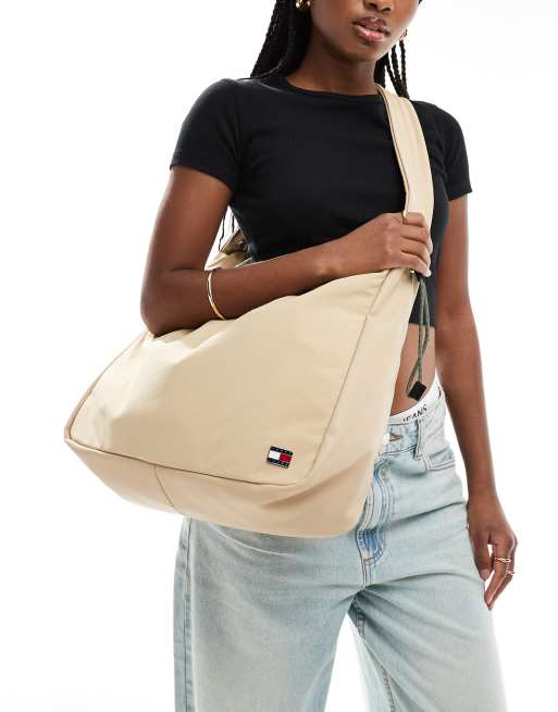 Tommy Jeans - Borsa a tracolla multitasche beige