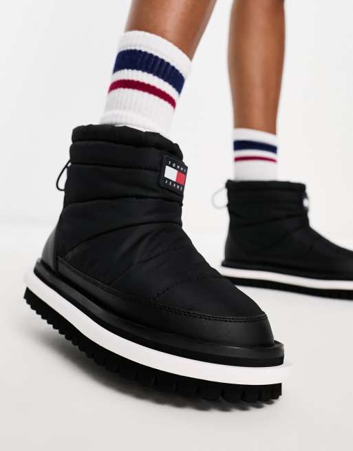 Bottines plates cheap tommy hilfiger