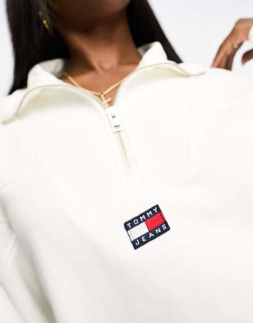 tommy jeans 1 4 zip