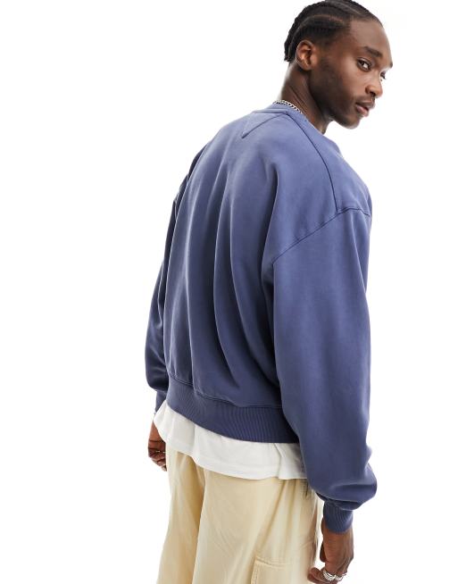 Luxe Oversized Crew Neck Sweatshirt