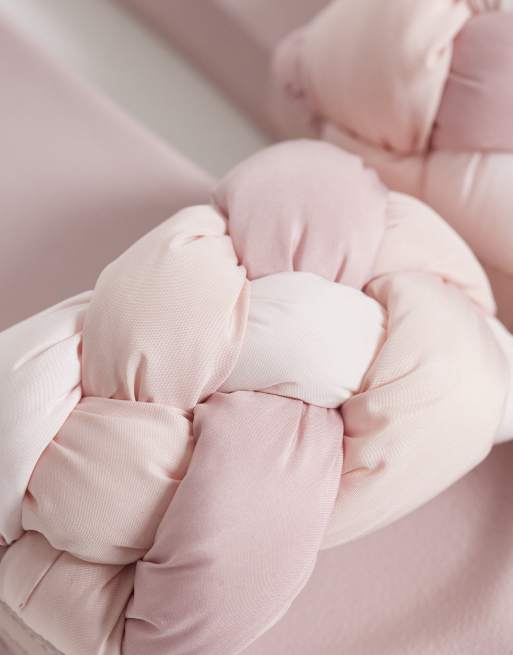Tommy Jeans braided  slides in light pink, 4 of 4