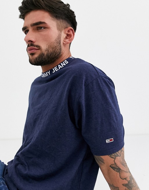 Tommy Jeans branded collar t-shirt