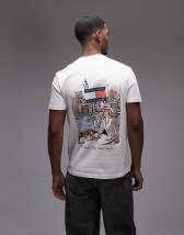 【 JEANS】 icecream back print graphic t-shirt in white Tommy Jeans ice cream back print graphic t-shirt in white | ASOS