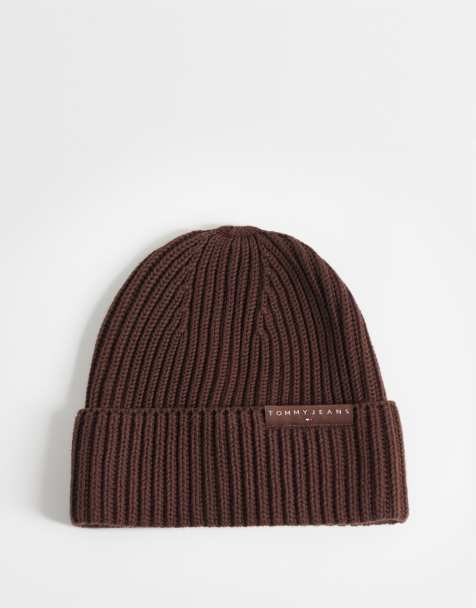 Tommy Jeans - Brun hue med lineært logo - view 1