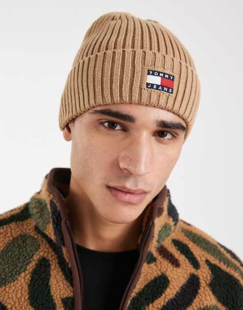 Tommy Jeans - Brun kasket med centretet broderet flaglogo - view 1