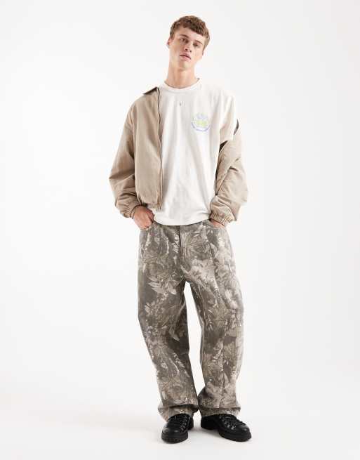 Tommy Jeans bubble flame logo relaxed fit t-shirt in cream, 2 of 5