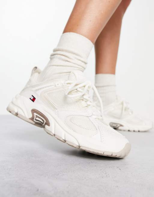 Tommy Jeans – Buty sportowe inspirowane archiwalnym modelem, w kolorze ecru