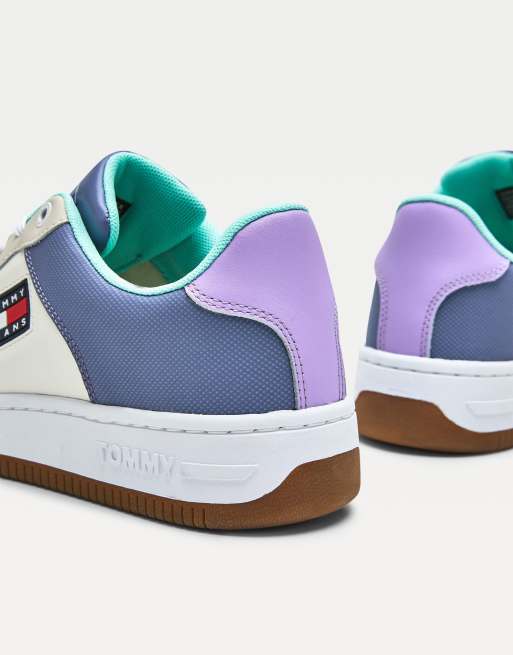 Tommy Jeans – Buty sportowe w koszykarskim stylu, z blokami kolorów , 4 z 4