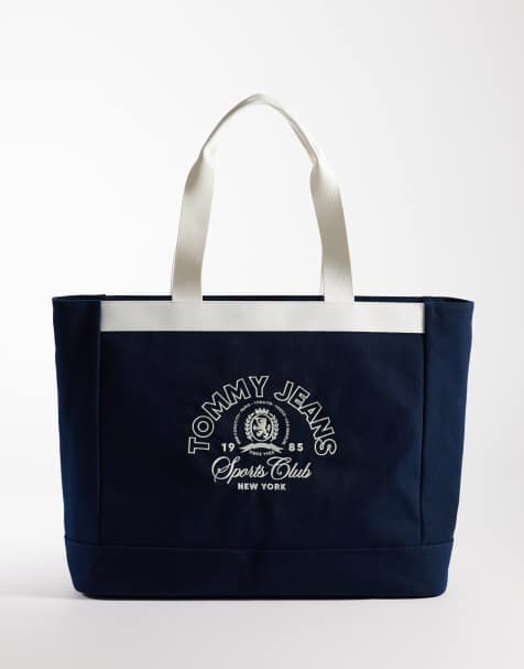 Tommy Jeans - Cabas de sport style universitaire - Bleu marine - view 1
