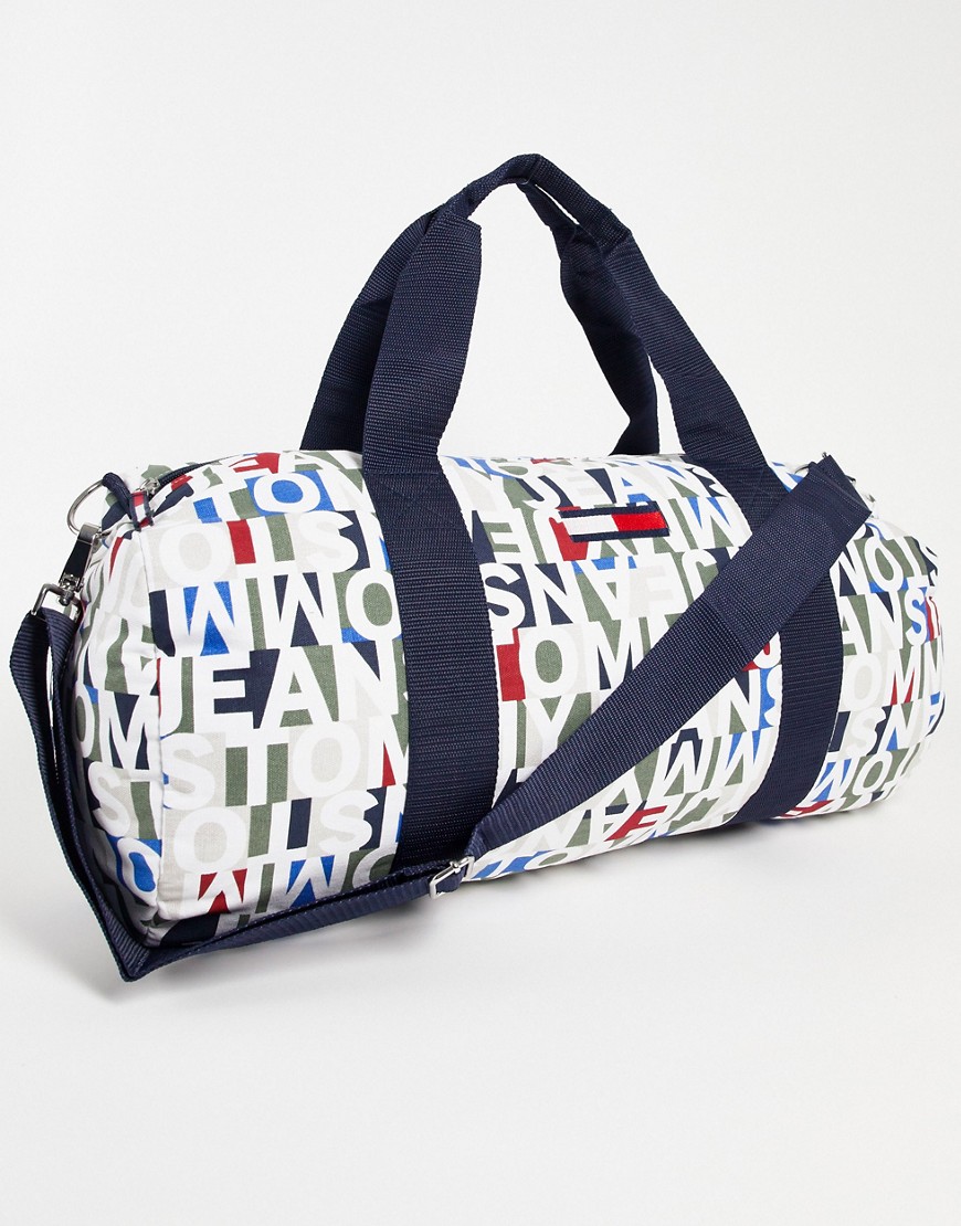 Tommy Jeans camden tj duffle bag-White