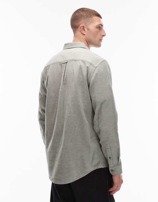 Tommy Jeans - Camicia verde in flanella vestibilità classica, 3 di 5