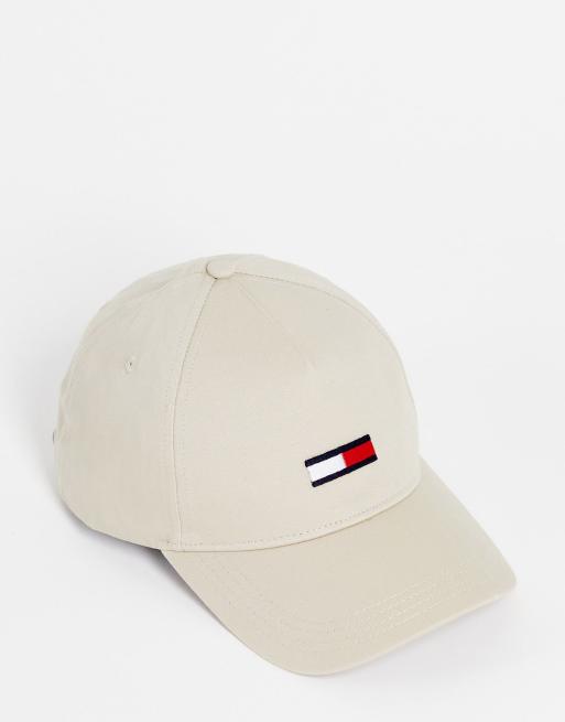 Tommy Jeans - Cappellino con bandiera, colore beige