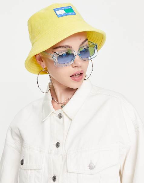 2 Cappelli Da Sole Donna Bifacciali - Rosa E Nero, In Cotone, Con Tesa Larga, Ideali Per L'Estate