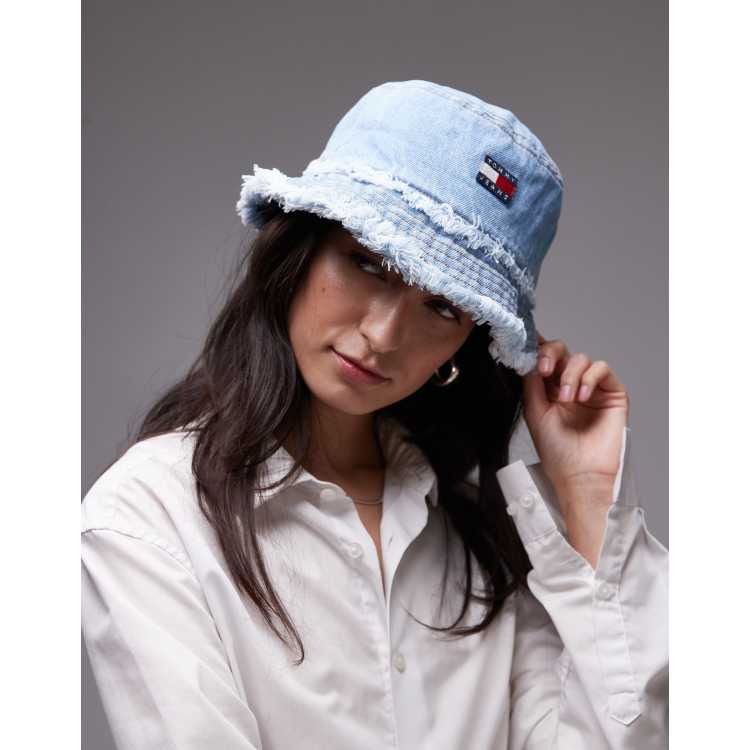 Cappello Da Pescatore In Denim Per Donna - Bucket Hat Con Frange, Stile Streetwear E Reggisole - Foto 2