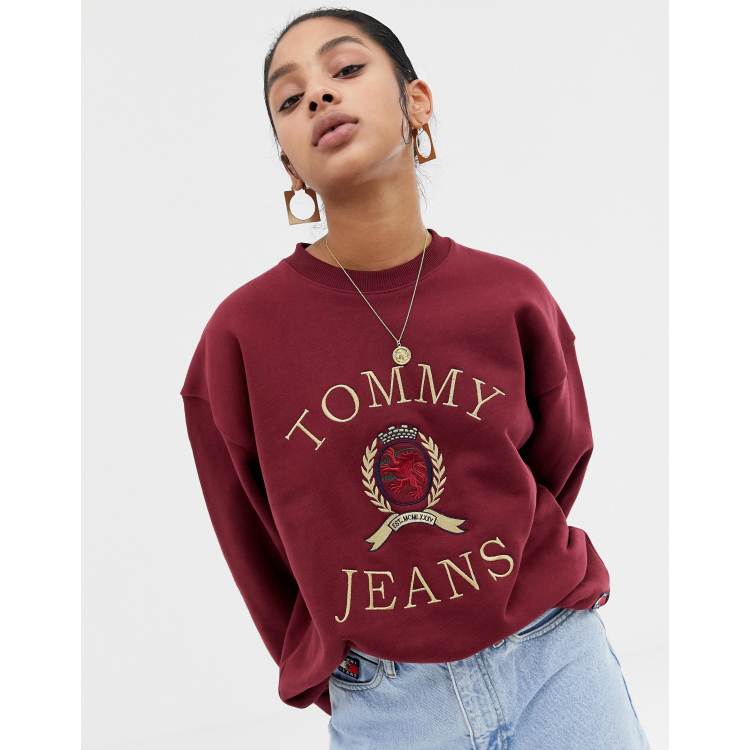 Tommy jeans hotsell crest hoodie