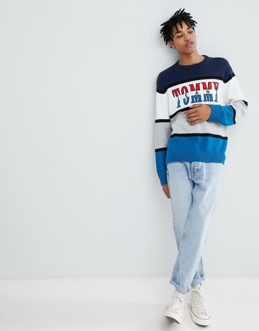 Tommy jeans hot sale retro sweater