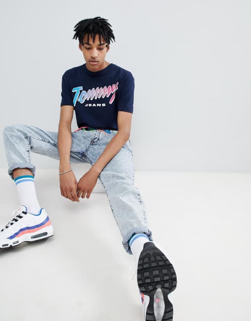 Tommy jeans deals neon script