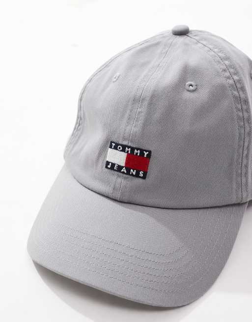 Tommy Jeans - Casquette à logo drapeau vintage - Gris pâle, 2 de 4