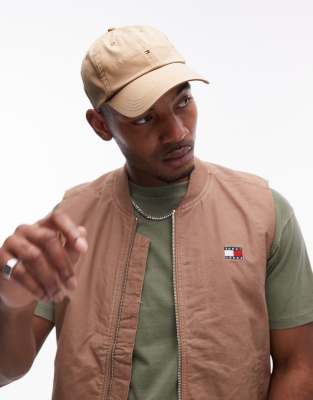 Tommy Jeans - Casquette à logo linéaire - Beige-Neutre