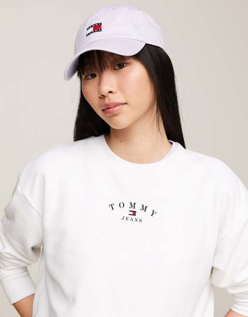 Tommy Jeans - Casquette de baseball en denim - Blanc clair