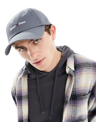 Tommy Jeans sport cap in dark grey - ASOS Price Checker