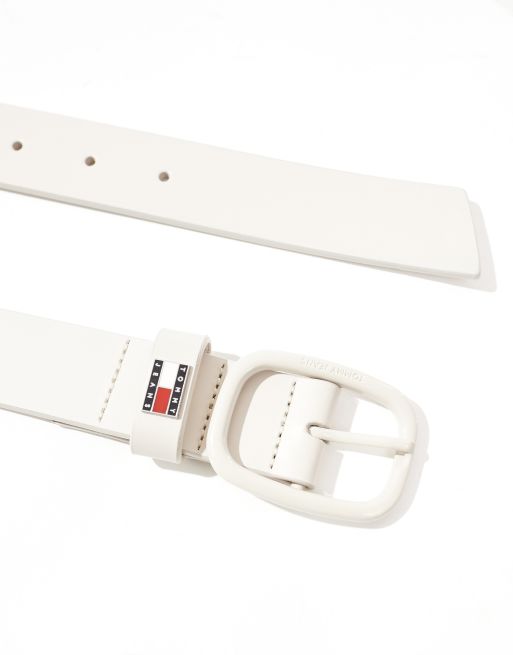 Tommy Jeans - Ceinture ton sur ton - Blanc cassé, 2 de 4