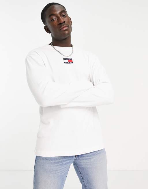 Tommy jeans centre on sale logo t shirt