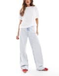 [Tommy Jeans] Tommy Jeans Charlie high rise wide leg jeans in ultra light blue W26 L32 Denim Ultra Light