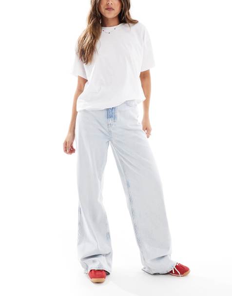 Tommy Jeans - Charlie - Jean large taille haute - Bleu très clair - view 1