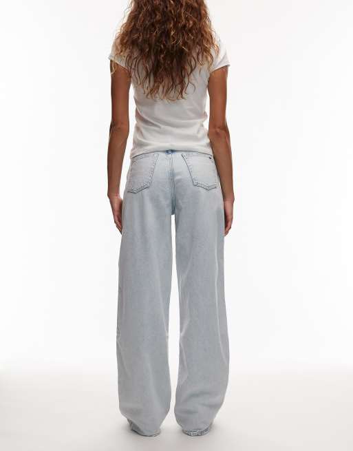 Tommy Jeans - Charlie - Jeans a vita alta azzurro chiaro con fondo ampio, 2 di 5