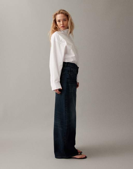 Tommy Jeans – Charlie – Lockere, weite Jeans in blauschwarzer Waschung, 3 von 7