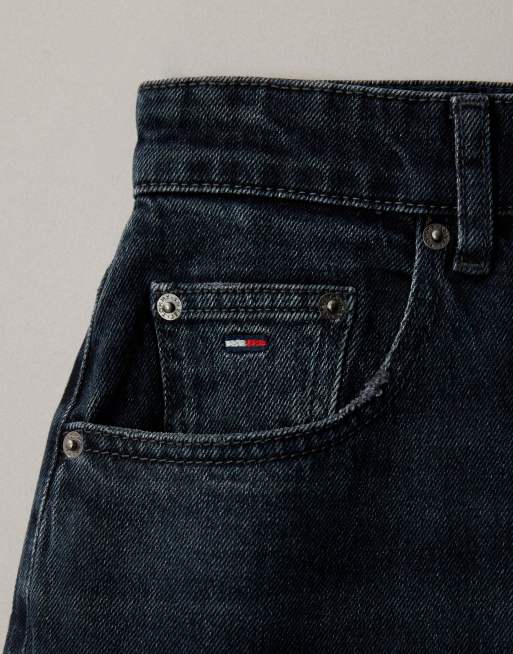 Tommy Jeans – Charlie – Lockere, weite Jeans in blauschwarzer Waschung, 6 von 7