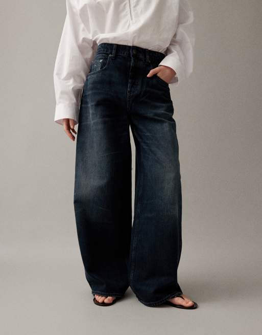 Tommy Jeans Charlie loose wide jeans in blue black wash, 2 of 7