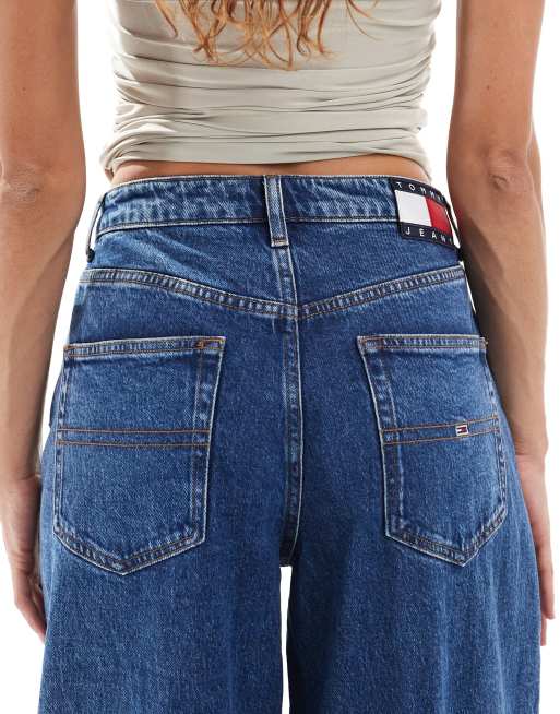 Tommy Jeans - Charlie - Losse jeans met halfhoge taille in middenblauw, 4 van 5