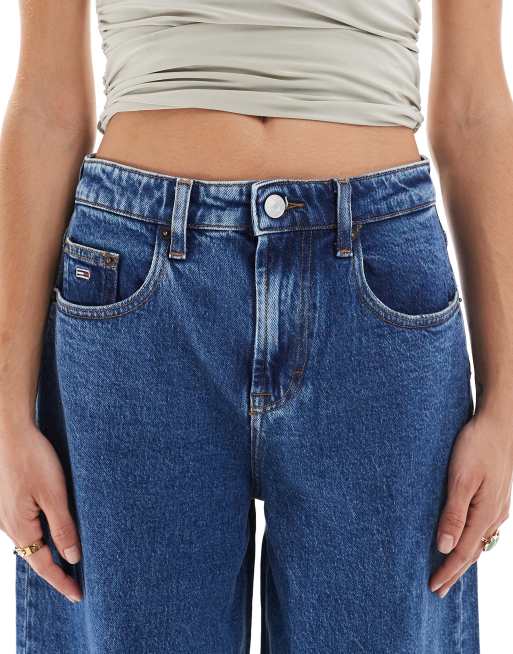 Tommy Jeans - Charlie - Losse jeans met halfhoge taille in middenblauw, 5 van 5