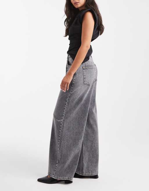 Tommy Jeans - Charlie - Losse wijde jeans in grijs met wassing, 2 van 5