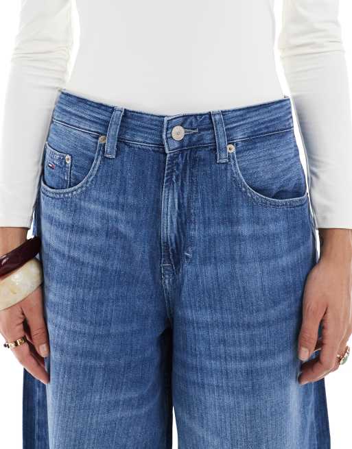 Tommy Jeans - Charlie - Løstsiddende og blå jeans med mellemhøj talje og brede ben, 5 af 5