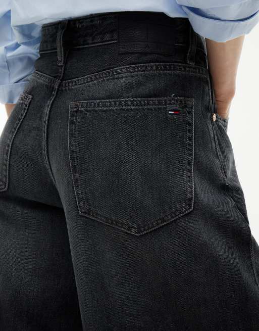 Tommy Jeans Charlie mid rise loose black jeans in denim black, 4 of 7