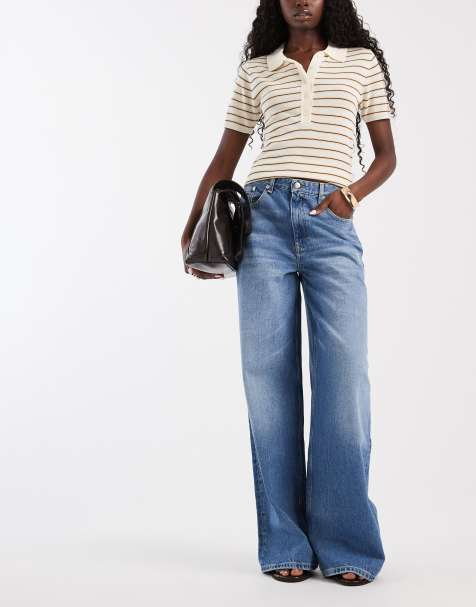 Tommy Jeans Charlie mid rise loose fit jeans in mid wash - view 1