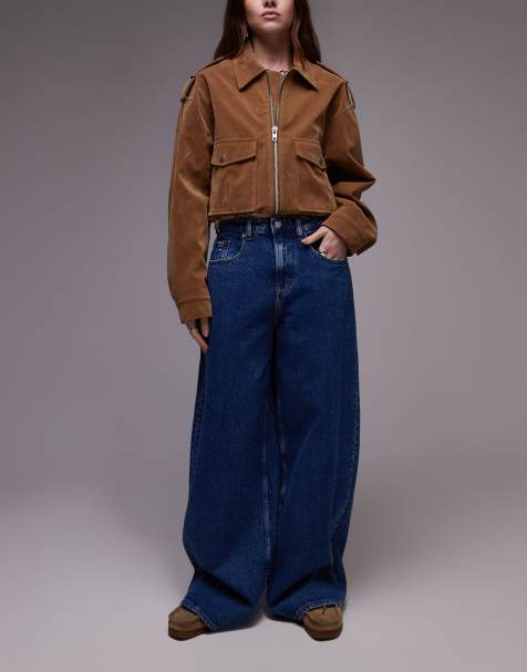 Tommy Jeans Charlie mid rise loose jeans in mid blue - view 1